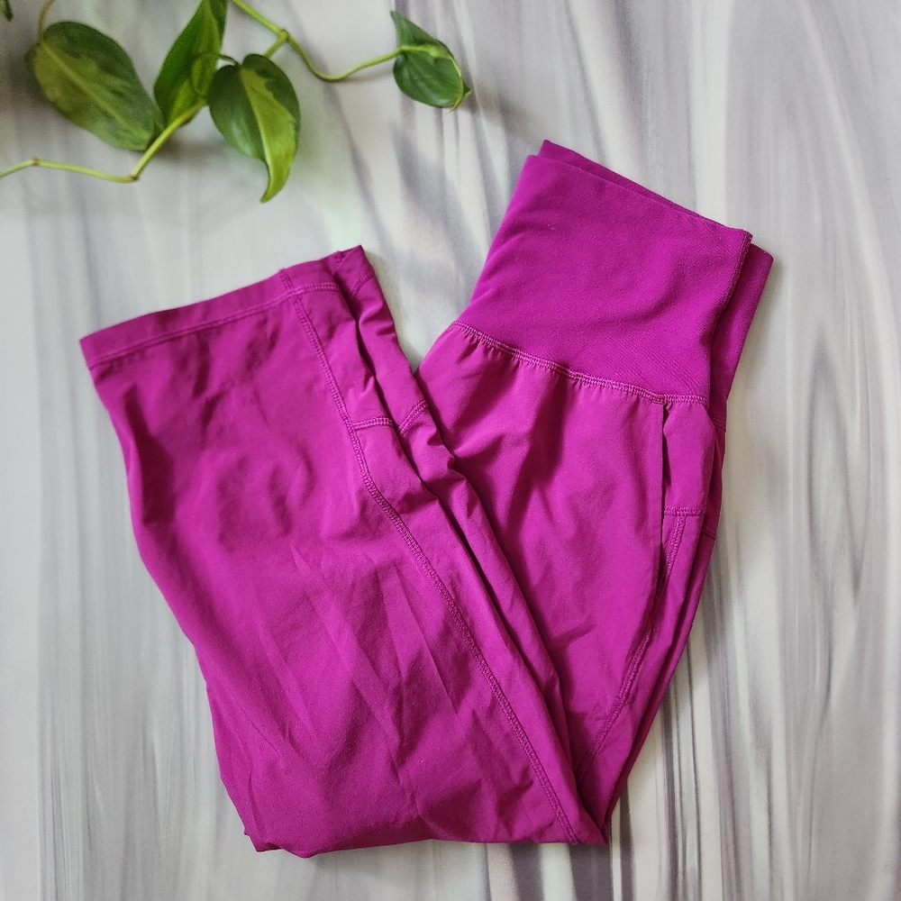 Lululemon Tranquil Crops Regal Plum Size 8